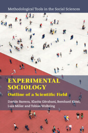 Zum Artikel "Buchpublikation: Experimental Sociology"